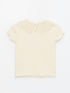 LC Waikiki Crew Neck Short Sleeve Baby Girl T-Shirt